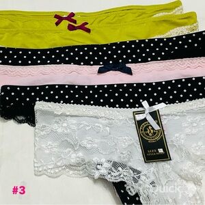 S - Bundle of 6 pcs New Next Assorted Thongs # 3